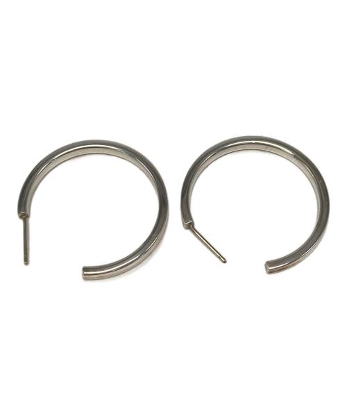 TIFFANY & Co.（ティファニー）TIFFANY & Co. (ティファニー) 1837 ナロー フープ ピアス ミディアム シルバーの古着・服飾アイテム