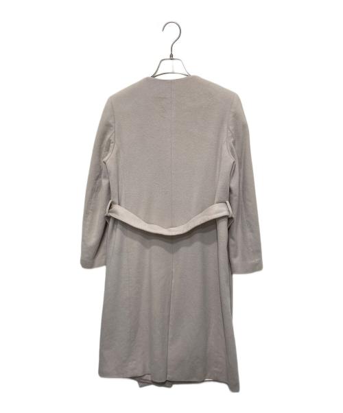 TOMORROW LAND collection（トゥモローランドコレクション）TOMORROW LAND collection (トゥモローランドコレクション) カシミヤノーカラーコート ベージュ サイズ:36の古着・服飾アイテム