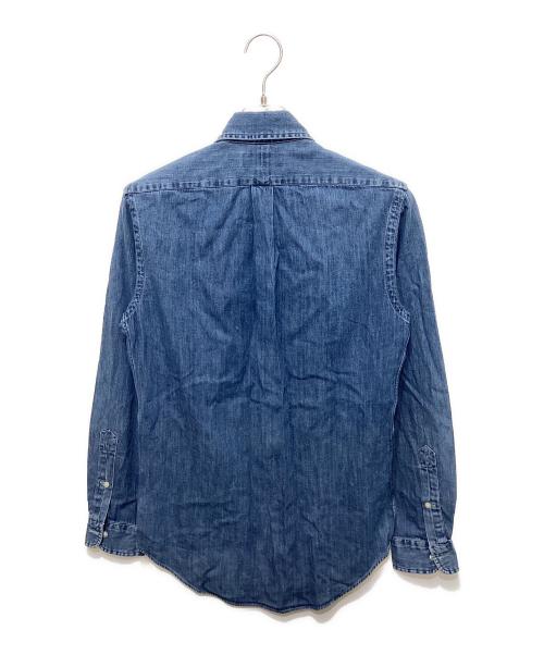 RALPH LAUREN（ラルフローレン）RALPH LAUREN (ラルフローレン) ボタンダウンデニムシャツ インディゴ サイズ:XSの古着・服飾アイテム