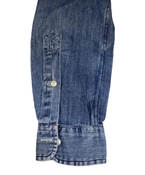 RALPH LAUREN（ラルフローレン）RALPH LAUREN (ラルフローレン) ボタンダウンデニムシャツ インディゴ サイズ:XSの古着・服飾アイテム