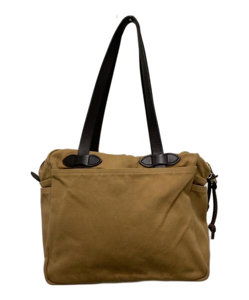 FILSON（フィルソン）FILSON (フィルソン) RUGGED TWILL TOTE BAG WITH ZIPPER ベージュの古着・服飾アイテム