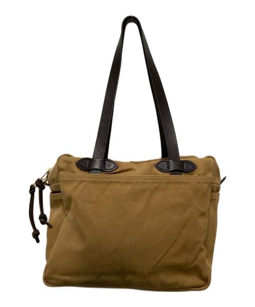 FILSON（フィルソン）FILSON (フィルソン) RUGGED TWILL TOTE BAG WITH ZIPPER ベージュの古着・服飾アイテム
