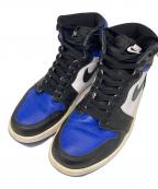 NIKEナイキ）の古着「エアジョーダン1 レトロ ハイ OG ロイヤルトゥ」｜ブルー×ブラック