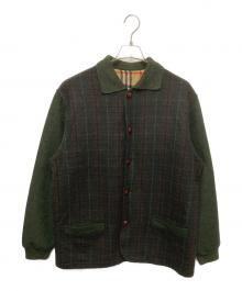 Burberry's（バーバリーズ）の古着「ウールジャケットブルゾン」｜グリーン