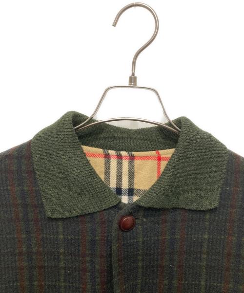 Burberry's（バーバリーズ）Burberry's (バーバリーズ) ウールジャケットブルゾン グリーン サイズ:Ⅿの古着・服飾アイテム