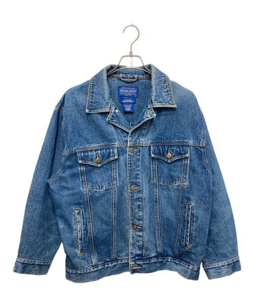 PENDLETON（ペンドルトン）PENDLETON (ペンドルトン) バックブランケットデニムジャケット インディゴ サイズ:Ⅼの古着・服飾アイテム