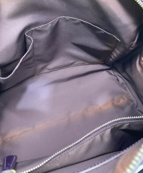 Christian Dior（クリスチャン ディオール）Christian Dior (クリスチャン ディオール) カナージュミニボストンバッグ パープルの古着・服飾アイテム