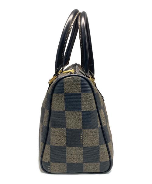 FENDI（フェンディ）FENDI (フェンディ) ペカン柄ミニボストンバッグ ベージュの古着・服飾アイテム