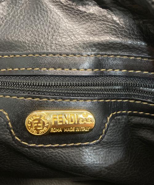 FENDI（フェンディ）FENDI (フェンディ) ペカン柄ミニボストンバッグ ベージュの古着・服飾アイテム