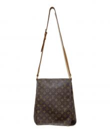 LOUIS VUITTON（ルイ ヴィトン）の古着「モノグラム ミュゼット/ショルダーバッグ」｜ブラウン