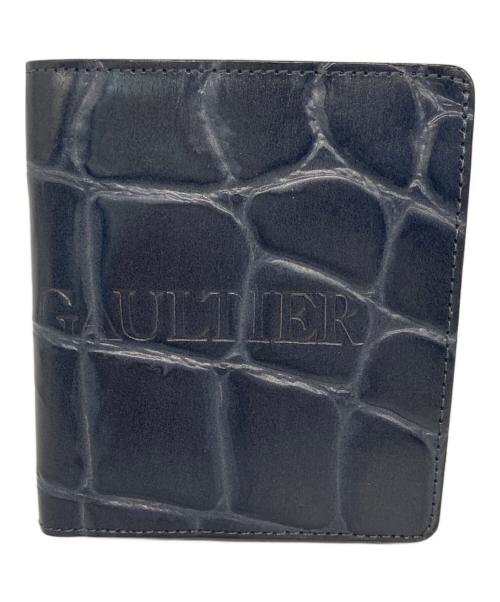 Jean Paul GAULTIER（ジャンポールゴルチェ）Jean Paul GAULTIER (ジャンポールゴルチェ) 2つ折り財布 ブルーの古着・服飾アイテム