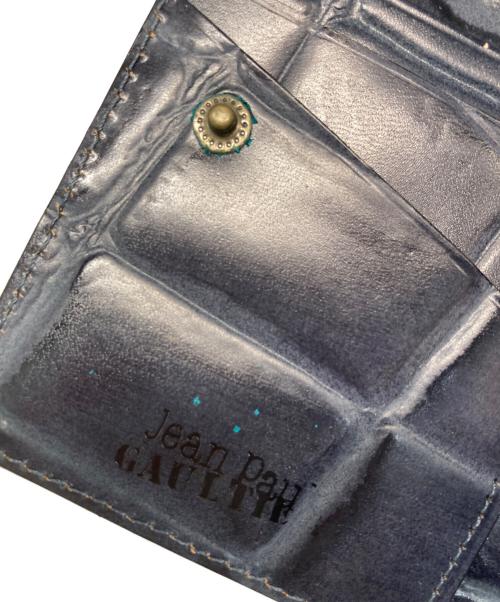 Jean Paul GAULTIER（ジャンポールゴルチェ）Jean Paul GAULTIER (ジャンポールゴルチェ) 2つ折り財布 ブルーの古着・服飾アイテム