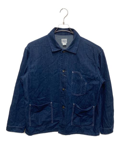 POST O'ALLS（ポストオーバーオールズ）POST O'ALLS (ポストオーバーオールズ) Sylvania カバーオール インディゴ サイズ:Ⅿの古着・服飾アイテム