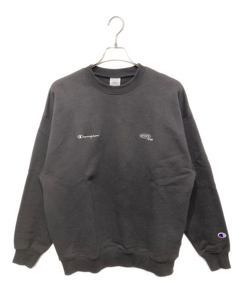 Champion（チャンピオン）Champion (チャンピオン) WTAPS (ダブルタップス) ACADEMY CREW NECK グレー サイズ:Ⅿの古着・服飾アイテム