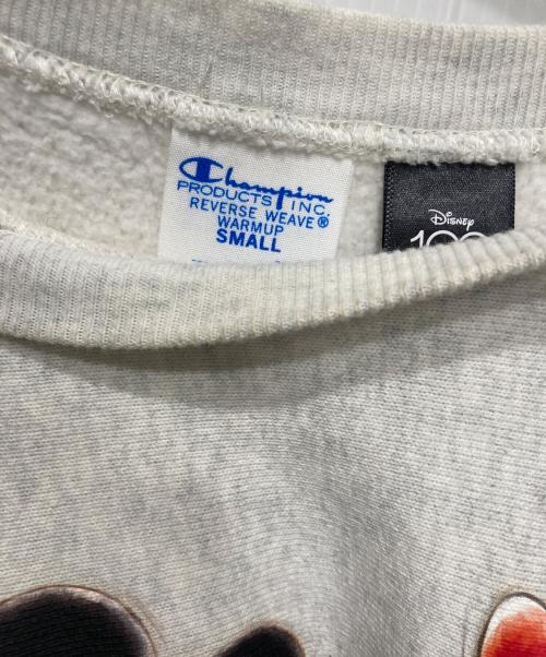 Champion REVERSE WEAVE（チャンピオン リバース ウィーブ）Champion REVERSE WEAVE (チャンピオン リバース ウィーブ) Disney (ディズニー) BEAMS (ビームス) コラボリバースウィーブスウェット グレー サイズ:Sの古着・服飾アイテム