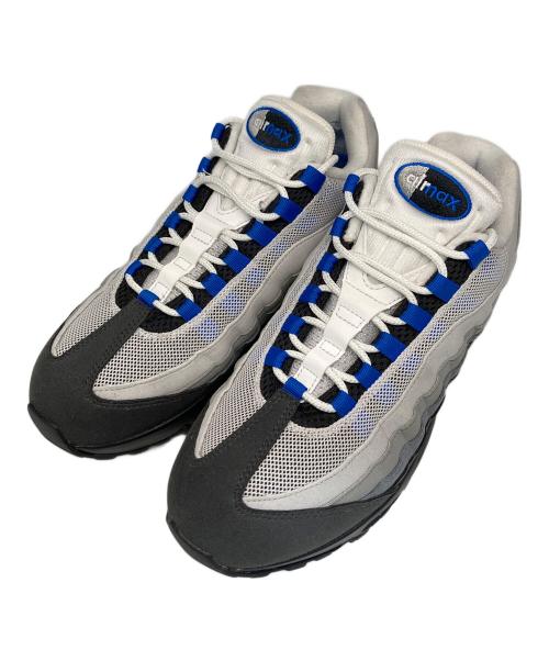 NIKE（ナイキ）NIKE (ナイキ) Air Max 95 OG Big Bubble／エア マックス 95 オージー ビッグ バブル グレー×ブルー サイズ:US9.5の古着・服飾アイテム