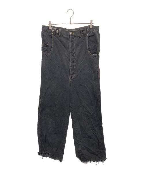 GAULTIER JEANS（ゴルチエジーンズ）GAULTIER JEANS (ゴルチエジーンズ) バストデニムパンツ ブラック サイズ:73.5cm (W29・L)の古着・服飾アイテム
