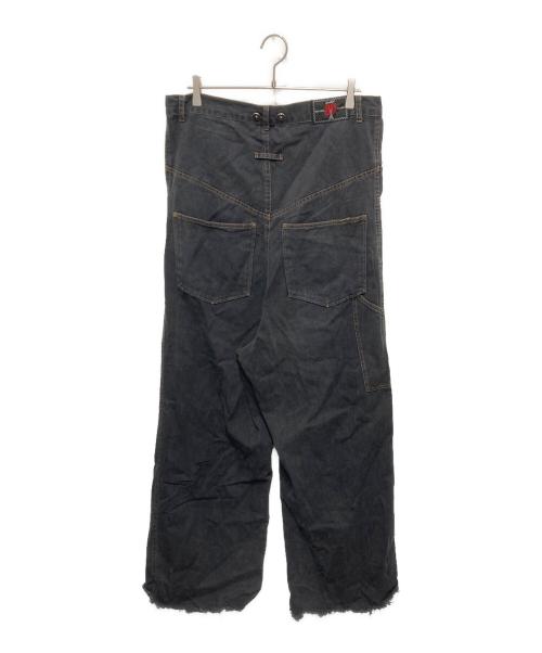 GAULTIER JEANS（ゴルチエジーンズ）GAULTIER JEANS (ゴルチエジーンズ) バストデニムパンツ ブラック サイズ:73.5cm (W29・L)の古着・服飾アイテム