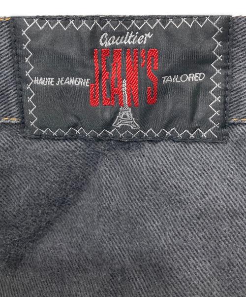 GAULTIER JEANS（ゴルチエジーンズ）GAULTIER JEANS (ゴルチエジーンズ) バストデニムパンツ ブラック サイズ:73.5cm (W29・L)の古着・服飾アイテム
