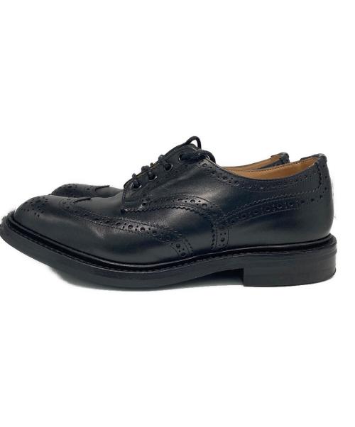 Tricker's（トリッカーズ）Tricker's (トリッカーズ) BOURTON ウィングチップシューズ ブラック サイズ:UK8.5の古着・服飾アイテム