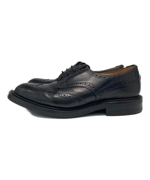 Tricker's（トリッカーズ）Tricker's (トリッカーズ) BOURTON ウィングチップシューズ ブラック サイズ:UK８の古着・服飾アイテム
