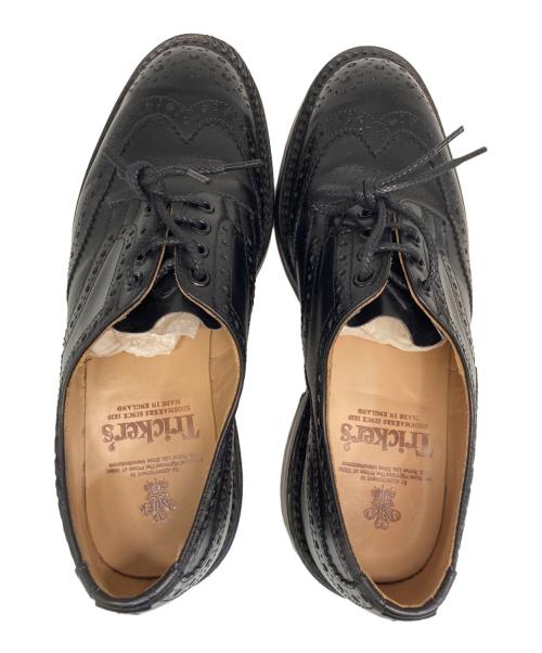 Tricker's（トリッカーズ）Tricker's (トリッカーズ) BOURTON ウィングチップシューズ ブラック サイズ:UK８の古着・服飾アイテム