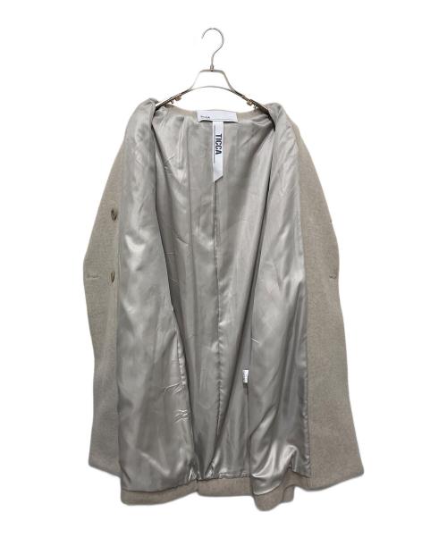 ticca（ティッカ）ticca (ティッカ) テントコート ベージュ サイズ:FREEの古着・服飾アイテム