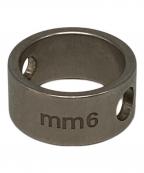 MM6 Maison Margielaエムエムシックスメゾンマルジェラ）の古着「5mmカットアウトリング」｜シルバー