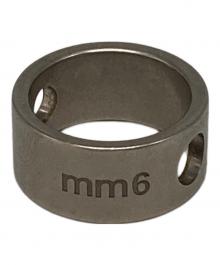 MM6 Maison Margiela（エムエムシックスメゾンマルジェラ）の古着「5mmカットアウトリング」｜シルバー