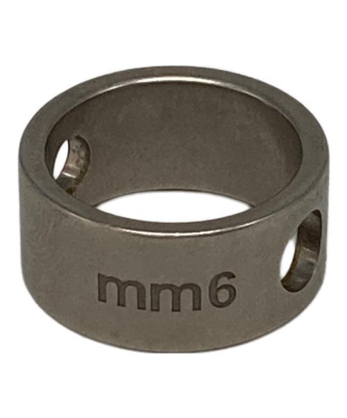 MM6 Maison Margiela（エムエムシックスメゾンマルジェラ）MM6 Maison Margiela (エムエムシックスメゾンマルジェラ) 5mmカットアウトリング シルバー サイズ:15号の古着・服飾アイテム