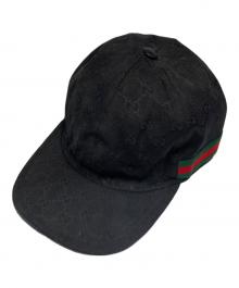 GUCCI（グッチ）の古着「GGキャンバスベースボールキャップ」｜ブラック
