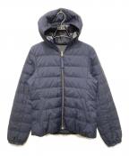 BLUE LABEL CRESTBRIDGEブルーレーベルクレストブリッジ）の古着「リバーシブルダウンジャケット」｜ネイビー