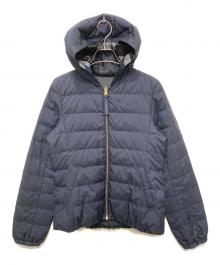BLUE LABEL CRESTBRIDGE（ブルーレーベルクレストブリッジ）の古着「リバーシブルダウンジャケット」｜ネイビー