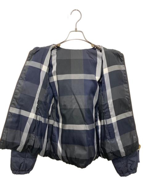 BLUE LABEL CRESTBRIDGE（ブルーレーベルクレストブリッジ）BLUE LABEL CRESTBRIDGE (ブルーレーベルクレストブリッジ) リバーシブルダウンジャケット ネイビー サイズ:40の古着・服飾アイテム