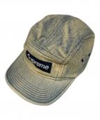 SUPREMEシュプリーム）の古着「Washed Chino Twill Camp CAP／ウォッシュド チノ ツイル キャンプキャップ」｜インディゴ