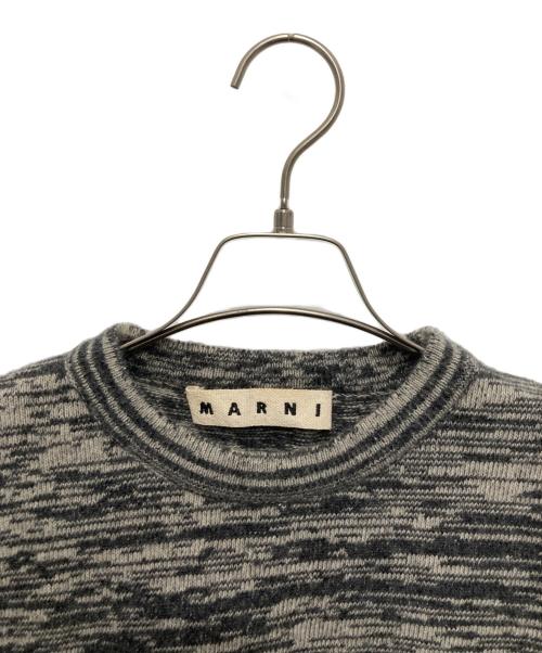 MARNI（マルニ）MARNI (マルニ) カシミヤブレンドニット グレー サイズ:46の古着・服飾アイテム