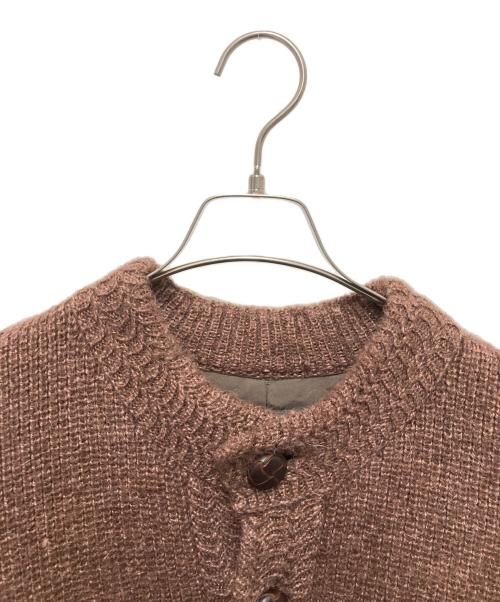 Christian Dior（クリスチャン ディオール）Christian Dior (クリスチャン ディオール) クルミボタンニットジャケット ブラウン サイズ:Ⅼの古着・服飾アイテム