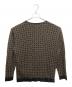 FENDI (フェンディ) ズッカジャガードカーディガン ブラウン サイズ:48：25000円