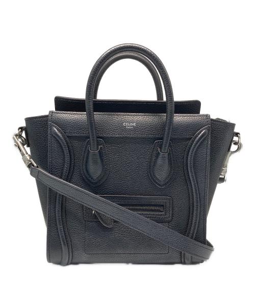 CELINE（セリーヌ）CELINE (セリーヌ) 2WAYショルダーバッグ ブラックの古着・服飾アイテム