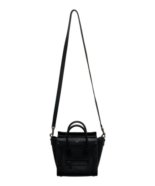 CELINE（セリーヌ）CELINE (セリーヌ) 2WAYショルダーバッグ ブラックの古着・服飾アイテム