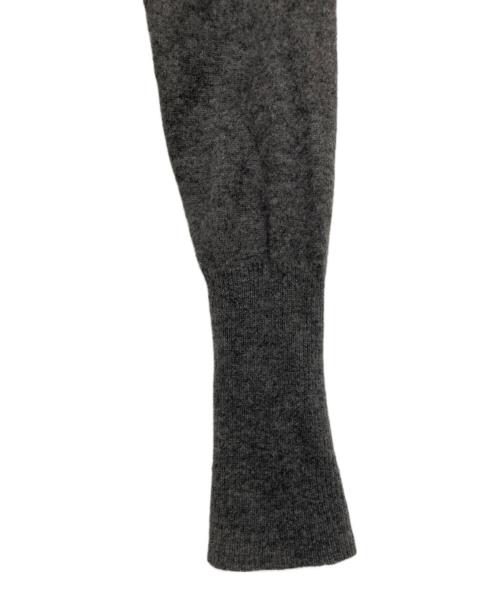 Vivienne Westwood RED LABEL（ヴィヴィアンウエストウッドレッドレーベル）Vivienne Westwood RED LABEL (ヴィヴィアンウエストウッドレッドレーベル) フーデットニットロングカーディガン グレー サイズ:00の古着・服飾アイテム
