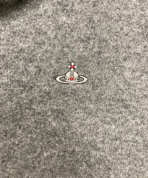 Vivienne Westwood RED LABEL（ヴィヴィアンウエストウッドレッドレーベル）Vivienne Westwood RED LABEL (ヴィヴィアンウエストウッドレッドレーベル) フーデットニットロングカーディガン グレー サイズ:00の古着・服飾アイテム