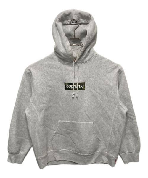 SUPREME（シュプリーム）SUPREME (シュプリーム) Box Logo Hooded Sweatshirt グレー サイズ:Ⅼの古着・服飾アイテム