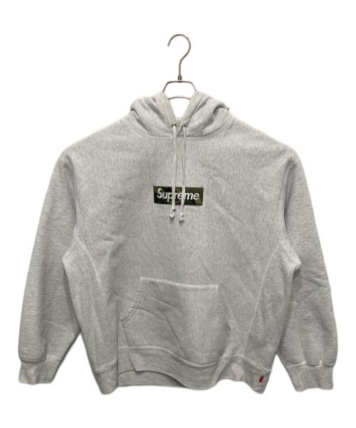 SUPREME（シュプリーム）SUPREME (シュプリーム) Box Logo Hooded Sweatshirt グレー サイズ:Ⅼの古着・服飾アイテム