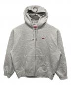 SUPREMEシュプリーム）の古着「Small Box Zip Up Hooded Sweatshirt」｜グレー