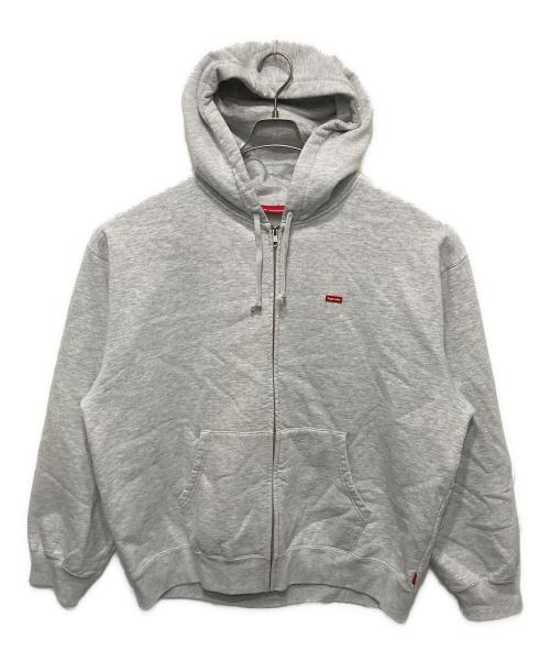 SUPREME（シュプリーム）SUPREME (シュプリーム) Small Box Zip Up Hooded Sweatshirt グレー サイズ:XLの古着・服飾アイテム