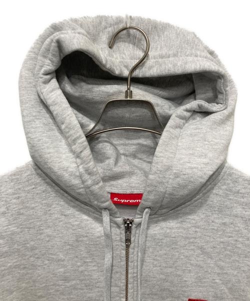SUPREME（シュプリーム）SUPREME (シュプリーム) Small Box Zip Up Hooded Sweatshirt グレー サイズ:XLの古着・服飾アイテム