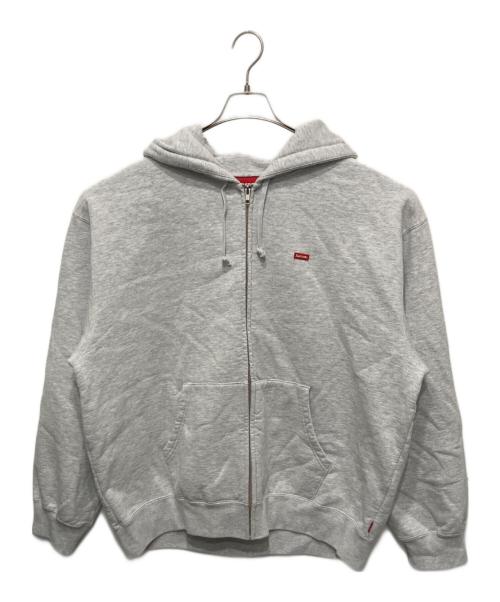 SUPREME（シュプリーム）SUPREME (シュプリーム) Small Box Zip Up Hooded Sweatshirt グレー サイズ:XLの古着・服飾アイテム