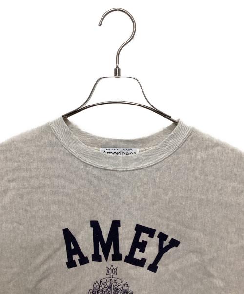 Americana（アメリカーナ）Americana (アメリカーナ) AP STUDIO (エーピーストゥディオ) 別注AMEY emblem C/N PULLOVER ベージュ サイズ:Sの古着・服飾アイテム
