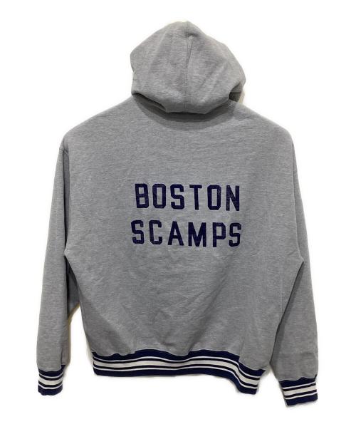 REMI RELIEF（レミレリーフ）REMI RELIEF (レミレリーフ) L'appartement (アパルトモン) 別注HALF ZIP PARKA グレー サイズ:FREEの古着・服飾アイテム
